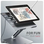 AXAGON HMC-STND Többportos USB-C 5Gbps hub és alumínium állvány laptopokhoz - Image 15