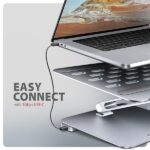 AXAGON HMC-STND Többportos USB-C 5Gbps hub és alumínium állvány laptopokhoz - Image 16