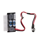 Akyga AK-100-01BK mITX fekete gépház + 60W táp - Image 8