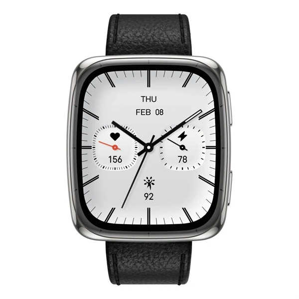 Amazfit Active 2 (Square) Premium Black Leather