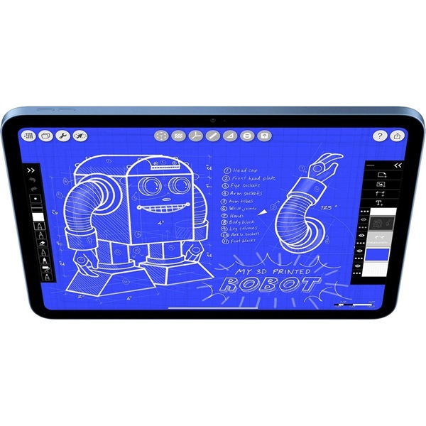 Apple 11" iPad (A16) 128GB Wi-Fi Blue (kék) - Image 4