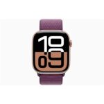 Apple Watch S10 Cellular (46mm) rozéarany alumínium tok, szilva sportszíj okosóra - Image 2