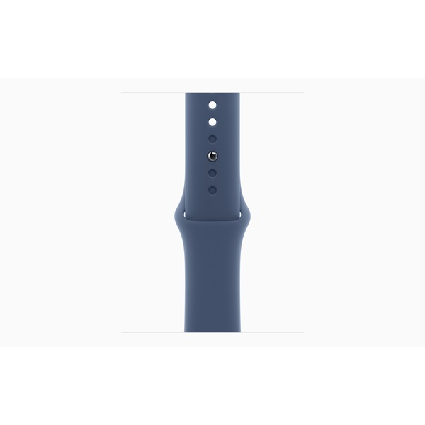 Apple Watch S10 GPS (42mm) ezüst alumínium tok, denim sportszíj (M/L) okosóra - Image 3