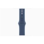 Apple Watch S10 GPS (46mm) ezüst alumínium tok, denim sportszíj (S/M) okosóra - Image 3