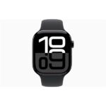 Apple Watch S10 GPS (46mm) kozmoszfekete alumínium tok, fekete sportszíj (M/L) okosóra - Image 2