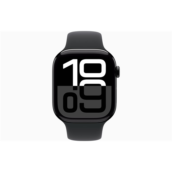 Apple Watch S10 GPS (46mm) kozmoszfekete alumínium tok, fekete sportszíj (M/L) okosóra - Image 2