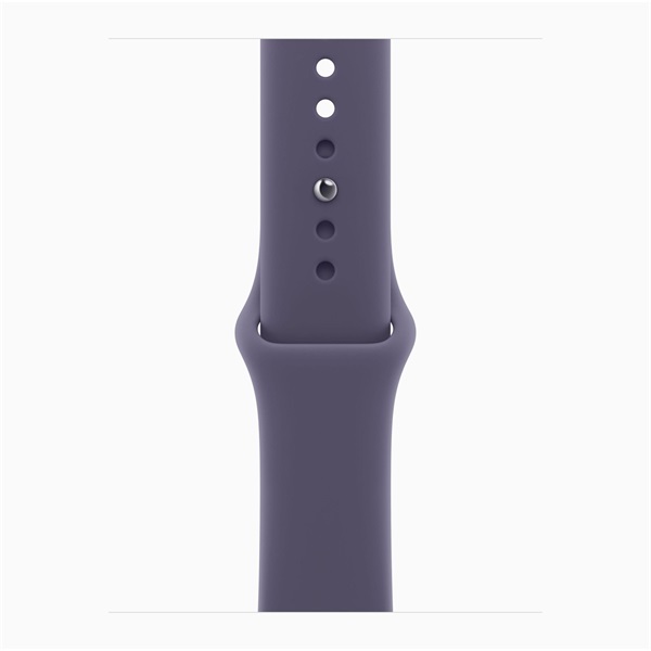 Apple Watch S11 GPS-es (42mm) ezüst alumínium tok, ködös lila S/M sportszíjas okosóra - Image 3