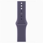 Apple Watch S11 GPS-es (46mm) ezüst alumínium tok, ködös lila S/M sportszíjas okosóra - Image 3