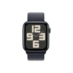 Apple Watch SE2 v3 GPS (40mm) éjfekete alumínium tok, tinta sportszíj okosóra - Image 2