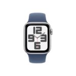 Apple Watch SE2 v3 GPS (40mm) ezüst alumínium tok, denim sportszíj (M/L) okosóra - Image 2