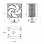 Arctic Freezer 36 A-RGB fekete processzorhűtő - Image 18