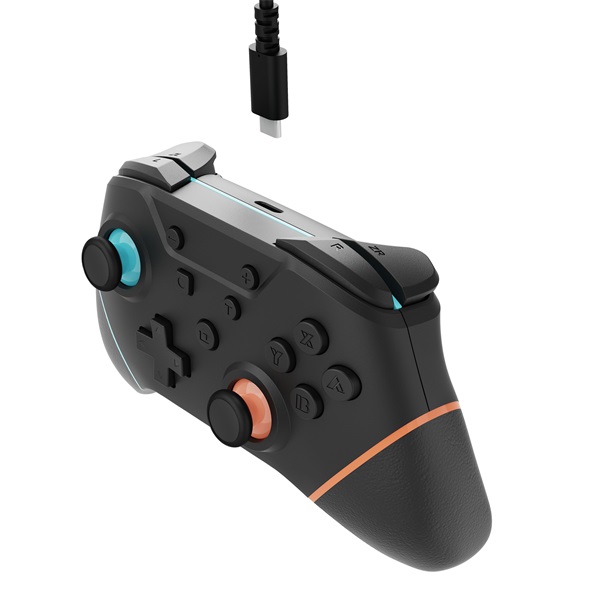 ARMOR3 NUCHAMP Nintendo Switch 2/OLED/Switch Vezeték nélküli kontroller, Kék-Narancs - Image 5