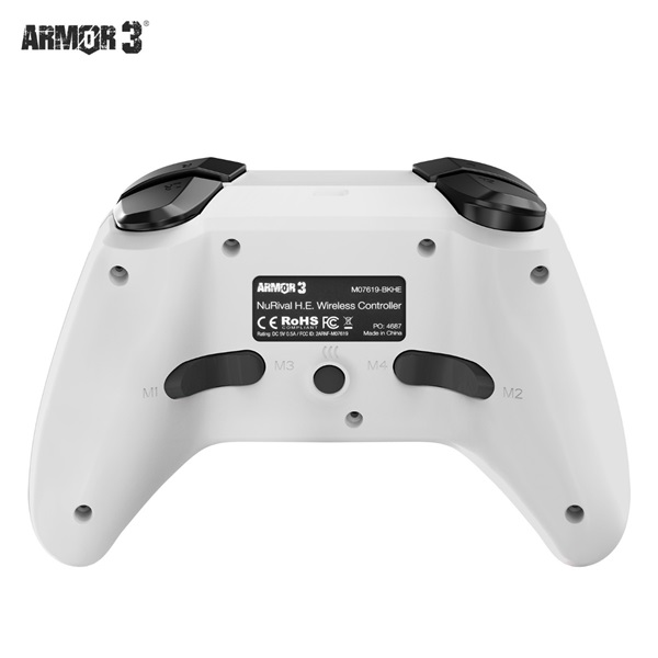 Armor3 M07619-WHHE NuRival Nintendo Switch/OLED vezeték nélküli Hall Effect Stick fehér kontroller - Image 9