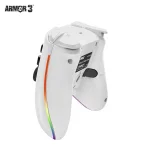 Armor3 M07619-WHHE NuRival Nintendo Switch/OLED vezeték nélküli Hall Effect Stick fehér kontroller - Image 7