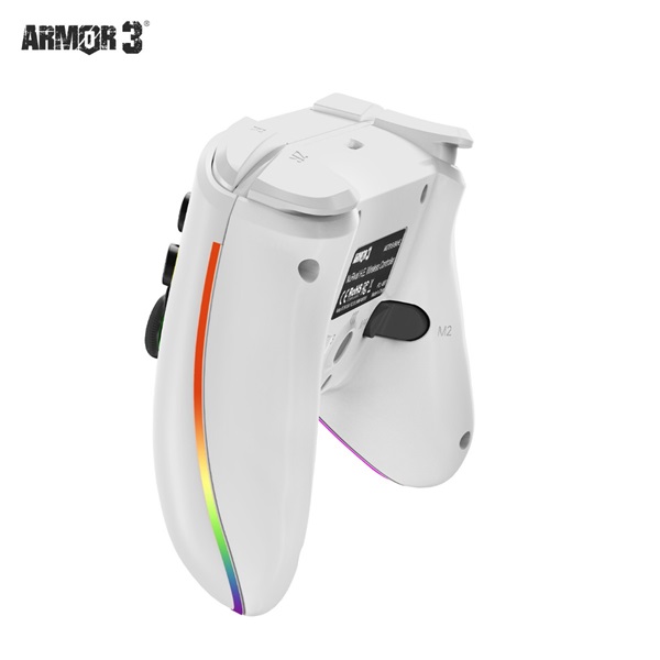 Armor3 M07619-WHHE NuRival Nintendo Switch/OLED vezeték nélküli Hall Effect Stick fehér kontroller - Image 8