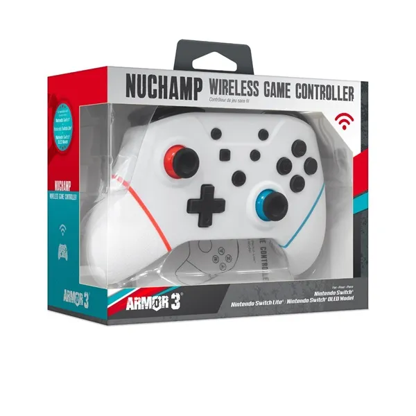 Armor3 M07467-WH NuChamp Nintendo Switch vezeték nélküli fehér kontroller - Image 9