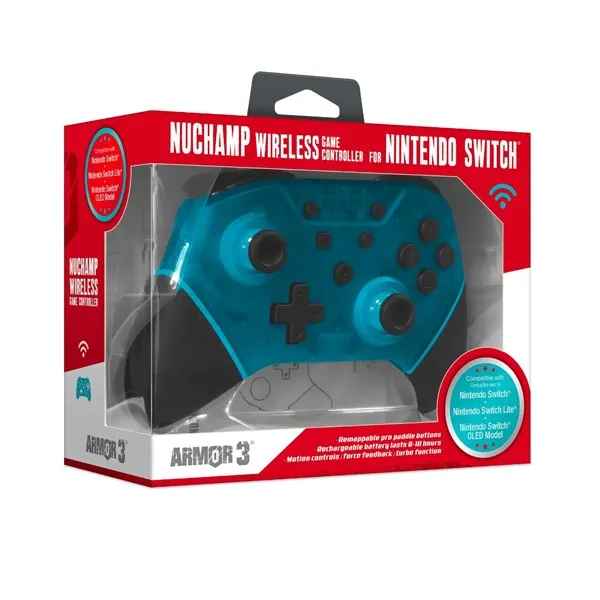 Armor3 M07467-TQ NuChamp Nintendo Switch vezeték nélküli türkiz kontroller - Image 9