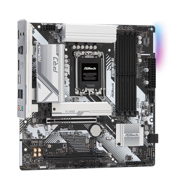 Asrock B760M PRO RS Intel B760 LGA1700 mATX alaplap - Image 5