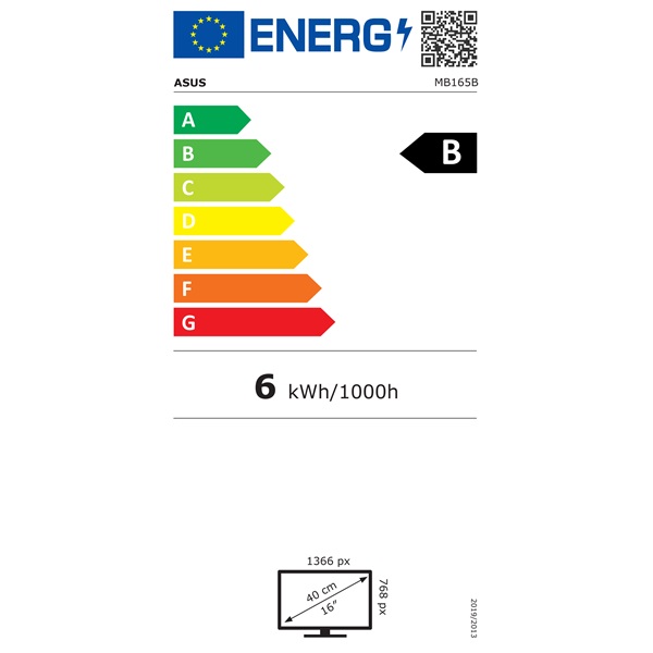 Asus 15,6" ZenScreen MB165B HD Ready TN USB3.0 monitor - Image 7