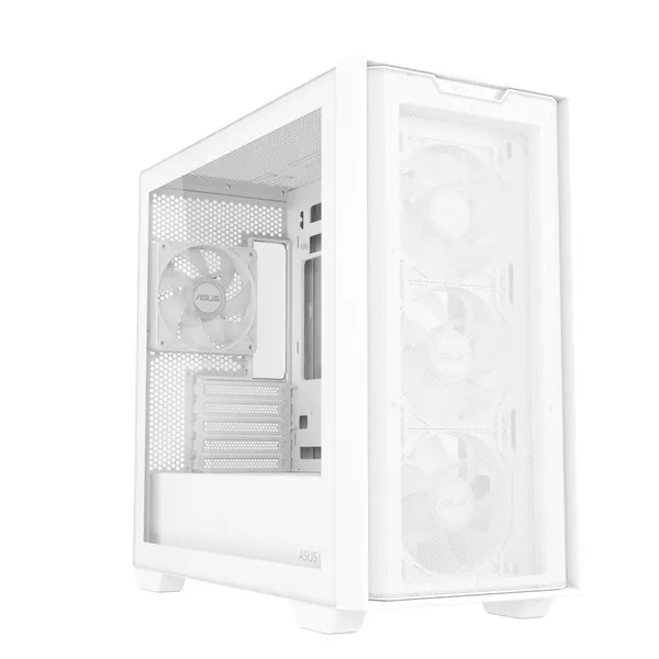 Asus A21 PLUS fehér (táp nélküli) ablakos ARGB mATX ház - Image 2