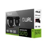 Asus DUAL RTX5070-O12G OC Edition nVidia 12GB GDDR7 192bit PCIe videókártya - Image 8
