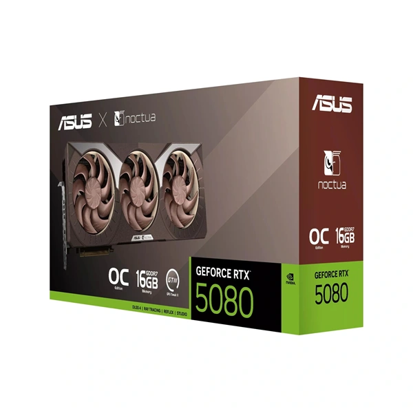 Asus GeForce RTX 5080 Noctua OC Edition nVidia 16GB GDDR7 256bit PCIe videókártya - Image 21