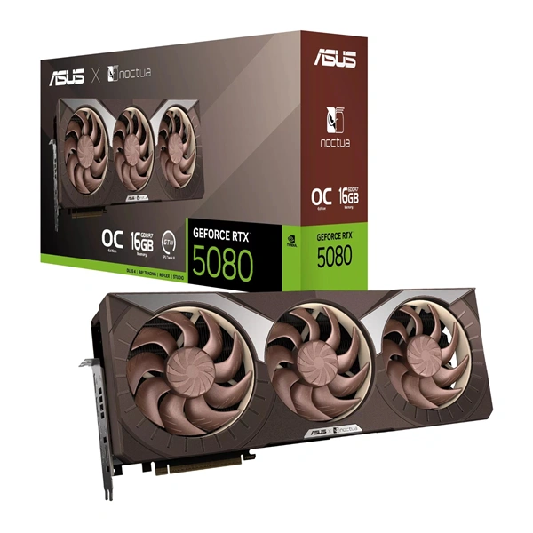 Asus GeForce RTX 5080 Noctua OC Edition nVidia 16GB GDDR7 256bit PCIe videókártya - Image 22