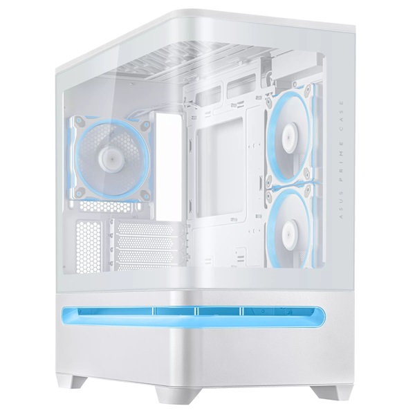 Asus PRIME AP202 fehér (táp nélküli) ablakos ARGB mATX ház - Image 1