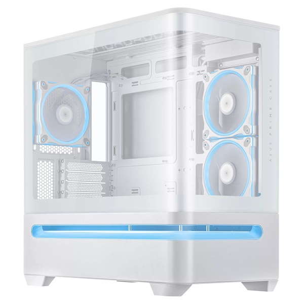 Asus PRIME AP202 fehér (táp nélküli) ablakos ARGB mATX ház - Image 2