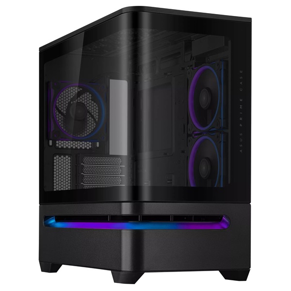 Asus PRIME AP202 fekete (táp nélküli) ablakos ARGB mATX ház - Image 1