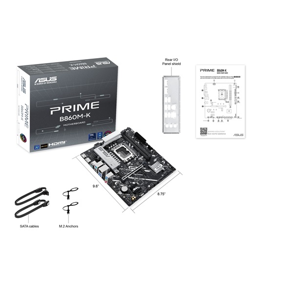 Asus PRIME B860M-K Intel B860 LGA1851 mATX alaplap - Image 15