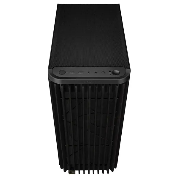 Asus ProArt PA401 WOOD METAL fekete (táp nélküli) mATX ház - Image 4