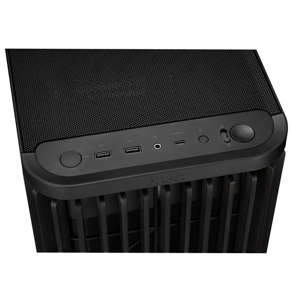 Asus ProArt PA401 WOOD TG fekete (táp nélküli) ablakos mATX ház - Image 5