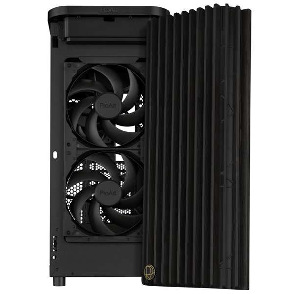 Asus ProArt PA401 WOOD TG fekete (táp nélküli) ablakos mATX ház - Image 11