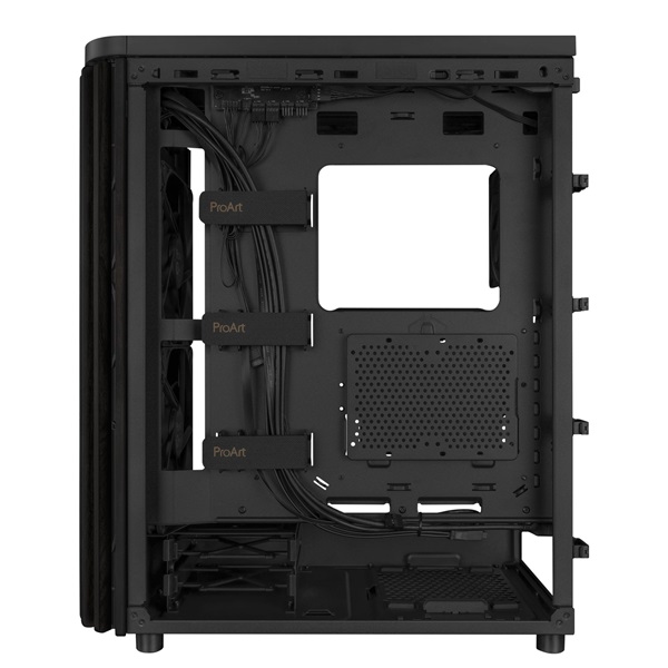 Asus ProArt PA401 WOOD TG fekete (táp nélküli) ablakos mATX ház - Image 12