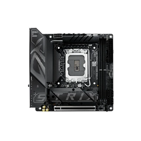 Asus ROG STRIX B860-I GAMING WIFI Intel B860 LGA1851 Mini-ITX alaplap - Image 1