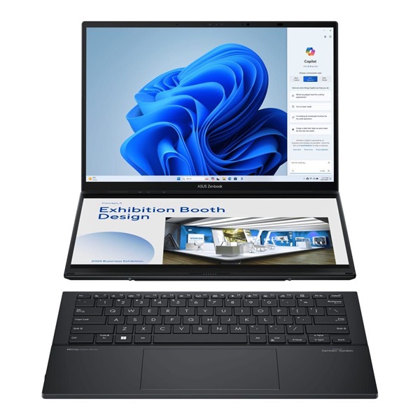Asus ZenBook Duo UX8406CA-PZ222W 14"WQ+/Intel Core Ultra 7 255H/32GB/1TB/Int.VGA/Win11/szürke laptop - Image 1