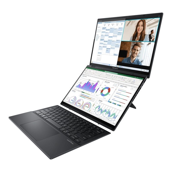 Asus ZenBook Duo UX8406CA-PZ222W 14"WQ+/Intel Core Ultra 7 255H/32GB/1TB/Int.VGA/Win11/szürke laptop - Image 8