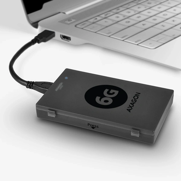 AXAGON ADSA-1S6 2,5" USB3.0 HDD SATA Black - Image 17