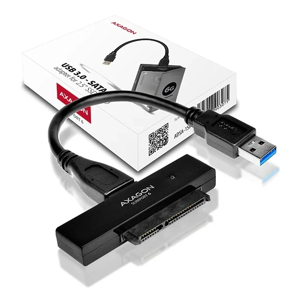 AXAGON ADSA-1S6 2,5" USB3.0 HDD SATA Black - Image 18