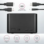 AXAGON ADSA-D25 SuperSpeed USB Dual 2,5" SSD/HDD Mini Dock Black - Image 13