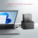 AXAGON ADSA-D25 SuperSpeed USB Dual 2,5" SSD/HDD Mini Dock Black - Image 10