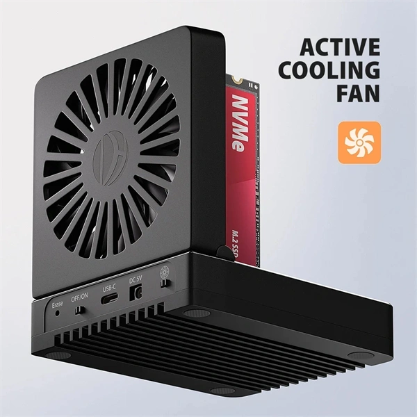 AXAGON ADSA-M2C44 USB4 docking station for 4x M.2 NVMe SSDs with disk cloning function without a PC - Image 19