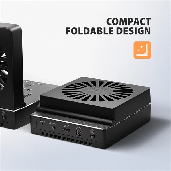 AXAGON ADSA-M2C44 USB4 docking station for 4x M.2 NVMe SSDs with disk cloning function without a PC - Image 23