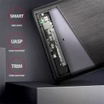 AXAGON EE25-A6M USB3.2 RAW Box Black - Image 9