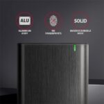 Axagon EE25-A6M USB 3.2 fekete csavar nélküli külső alumínium 2,5" HDD/SSD ház - Image 13