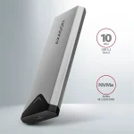 AXAGON EEM2-UG2 USB-C 3.2 Gen 2 NVMe M.2 box Grey - Image 9