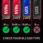 Axagon EEM2-GAM USB-C 10Gbps - M.2 NVMe & SATA külső SSD ház - Image 18