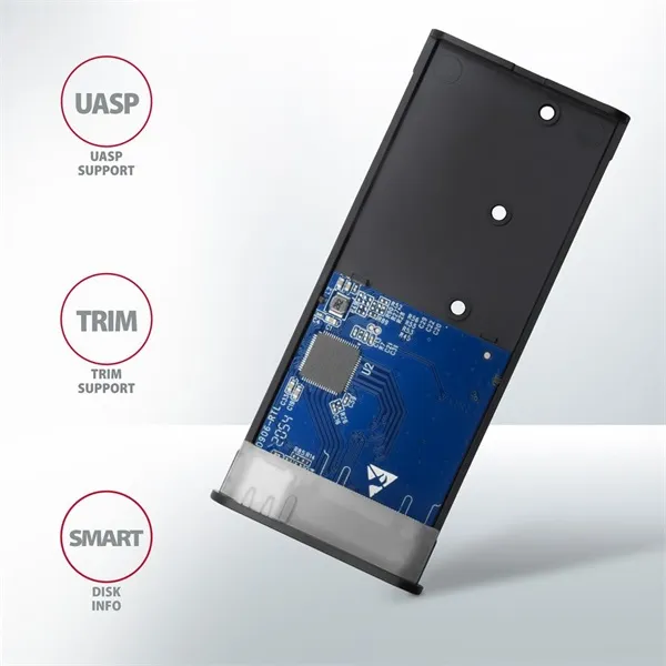 AXAGON EEM2-SB2 SuperSpeed+ USB-C - M.2 NVMe & SATA SSD RAW box - Image 17
