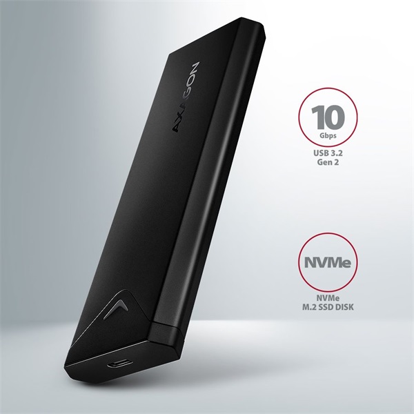 AXAGON EEM2-UB2 USB-C 3.2 Gen 2 NVMe M.2 box Black - Image 11